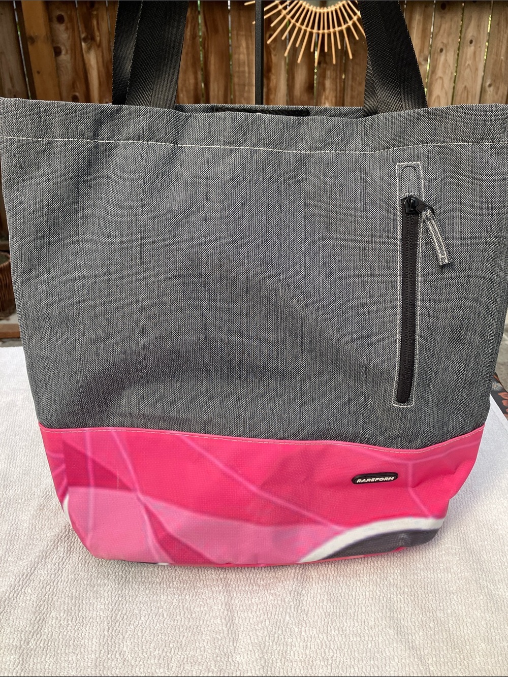 RAREFORM Cora Pink & Gray Tote